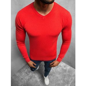 Červený jednoduchý sveter TMK/YY03/5Z vyobraziť