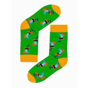 Ponožky vo veselej zelenej farbe U188 vyobraziť
