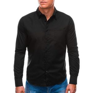 Moderná košeľa v čiernom prevedení K597 vyobraziť