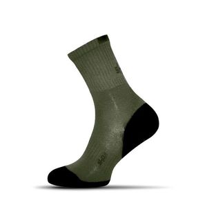 Bavlnené pánske ponožky v tmavo-zelenej farbe Clima Plus vyobraziť