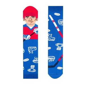 Veselé pánske ponožky Hokejový hráč vyobraziť