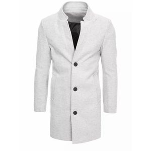 Svetlo-šedý jednoradový kabát vyobraziť