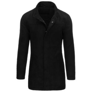 Čierny kabát v elegantnom dizajne vyobraziť