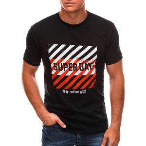 Originálne čierne tričko Super Day S1492 vyobraziť