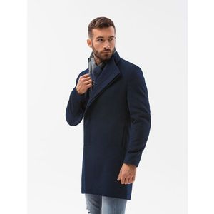 Elegantný granátový kabát C501 vyobraziť