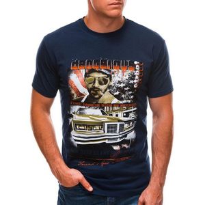 Granátové tričko s originálnou potlačou Dangerous S1494 vyobraziť