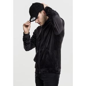 Pánska bunda URBAN CLASSICS Velvet Jacket čierna Veľkosť: XL, Pohlavie: pánske vyobraziť