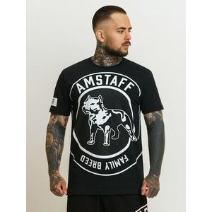 Pánske tričko Amstaff Battito čierne Size: S vyobraziť