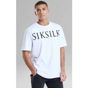 SIK SILK Pánske tričko SikSilk Rhinestone white Veľkosť: M vyobraziť