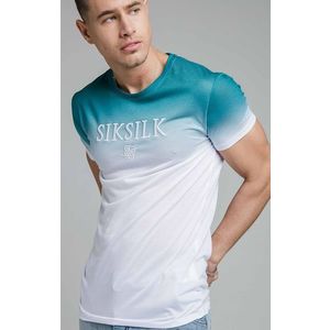 SIK SILK Pánske tričko SikSilk S/S High Fade Embroidery Veľkosť: M vyobraziť