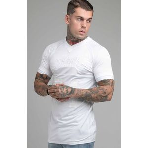 Pánske tričko SikSilk Stretch Sports biele Veľkosť: L vyobraziť