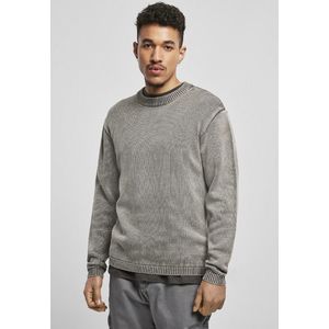 Pánsky sveter Urban Classics Washed Sweater šedý Veľkosť: XL, Pohlavie: pánske vyobraziť