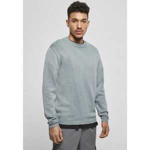 Pánsky sveter Urban Classics Washed Sweater dustyblue Veľkosť: XL, Pohlavie: pánske vyobraziť