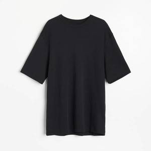 Reserved - Hladké tričko z pima bavlny PREMIUM - Čierna vyobraziť