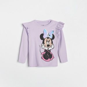 Reserved - Tričko s flitrovanou aplikáciou Minnie Mouse - Purpurová vyobraziť