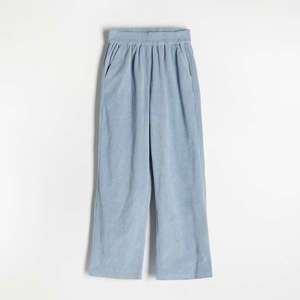 Reserved - Menčestrové nohavice - Modrá vyobraziť