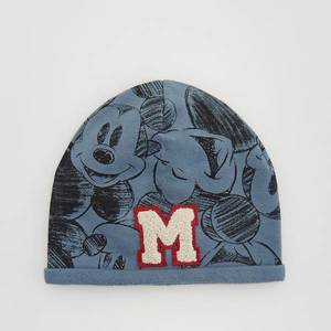 Reserved - Bavlnená čiapka beanie Mickey Mouse - Modrá vyobraziť