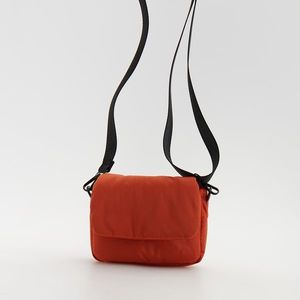 Reserved - Mäkká kabelka - Oranžová vyobraziť