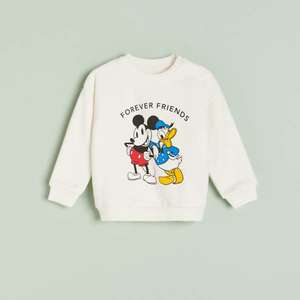 Reserved - Bavlnená mikina Disney - Krémová vyobraziť