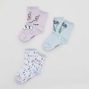 Reserved - Súprava 3 párov ponožiek Frozen - Viacfarebná vyobraziť