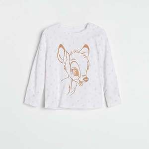 Reserved - Bavlnené tričko Bambi - Krémová vyobraziť