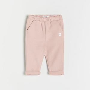 Reserved - Teplákové nohavice s nášivkou - Ružová vyobraziť
