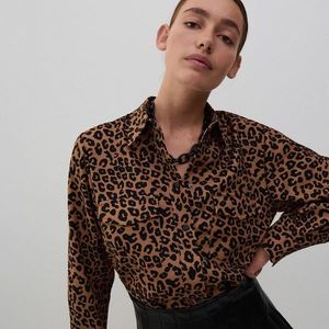 Reserved - Košeľa s tigrovaným vzorom - Viacfarebná vyobraziť