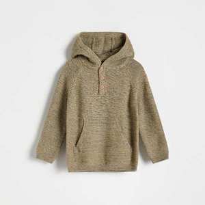 Reserved - Melanžový sveter z organickej bavlny - Béžová vyobraziť