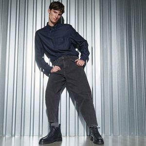 Reserved - Loose džínsy - Čierna vyobraziť