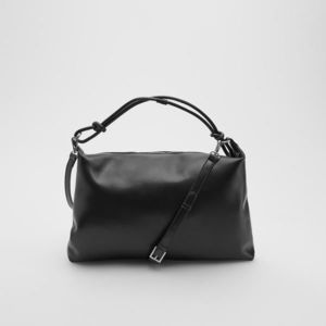 Reserved - Kožená taška - Čierna vyobraziť