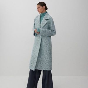Reserved - Vlnený kabát - Viacfarebná vyobraziť