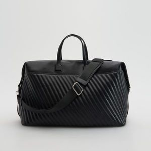 Reserved - Cestovná taška s vreckami - Čierna vyobraziť