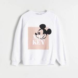 Reserved - Mikina Mickey Mouse - Biela vyobraziť