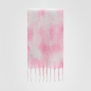 Reserved - Mäkký šál so strapcami - Ružová vyobraziť