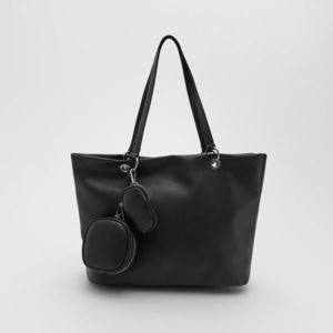 Reserved - Shopper taška s peňaženkou - Čierna vyobraziť
