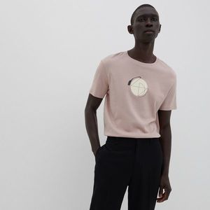 Reserved - Bavlnené tričko s potlačou - Ružová vyobraziť