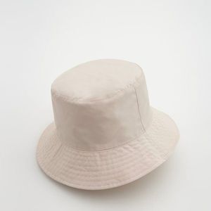 Reserved - Klobúk typu bucket hat - Krémová vyobraziť