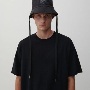 Reserved - Bavlnené basic tričko - Čierna vyobraziť