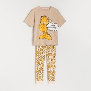 Reserved - Dvojdielne pyžamo Garfield - Bordový vyobraziť