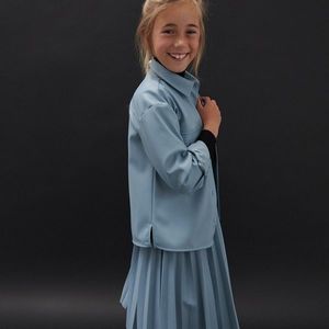 Reserved - Plisovaná sukňa - Modrá vyobraziť