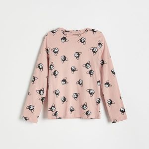 Reserved - Bavlnená košeľa s potlačou - Ružová vyobraziť