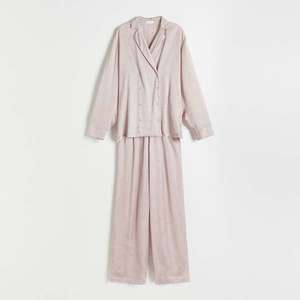 Reserved - Pyžamo s jemným vzorom - Ružová vyobraziť