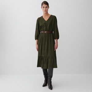 Reserved - Šaty zo štruktúrovanej látky - Zelená vyobraziť