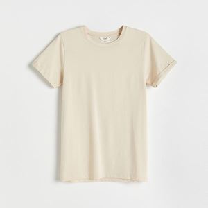 Reserved - Tričko z organickej bavlny - Béžová vyobraziť