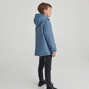 Reserved - Zateplená bunda s kapucňou - Modrá vyobraziť