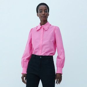 Reserved - Bavlnená košeľa - Ružová vyobraziť