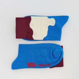 Reserved - Ponožky s motívom vlny - Viacfarebná vyobraziť