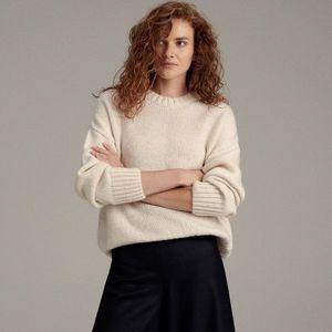 Reserved - Vlnený sveter PREMIUM - Krémová vyobraziť
