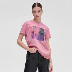 Cropp - Tričko s potlačou - Ružová vyobraziť