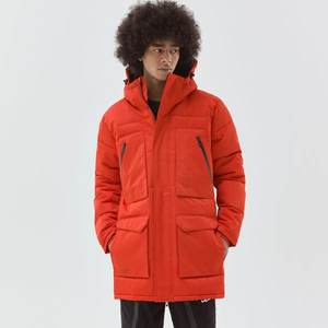 Cropp - Prešívaná bunda s kapucňou - Červená vyobraziť